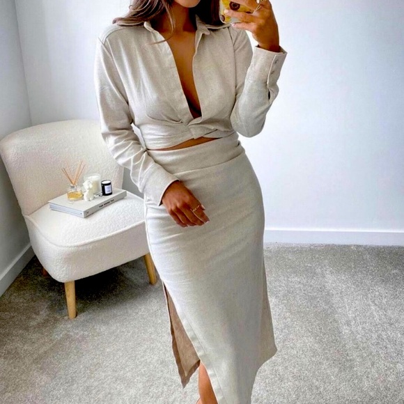 NWT ZARA Top & Skirt - Picture 2 of 12